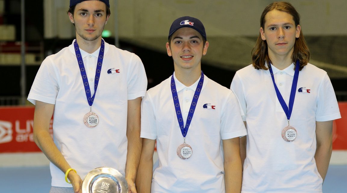 Trois U19 avec l’équipe de France de roller-hockey cet été à Barcelone