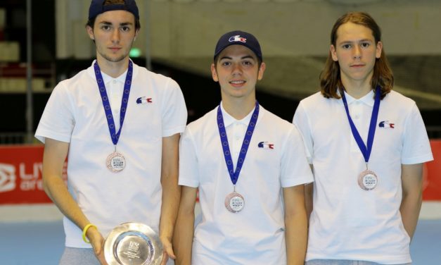 3 cadets en bronze avec l’équipe de France
