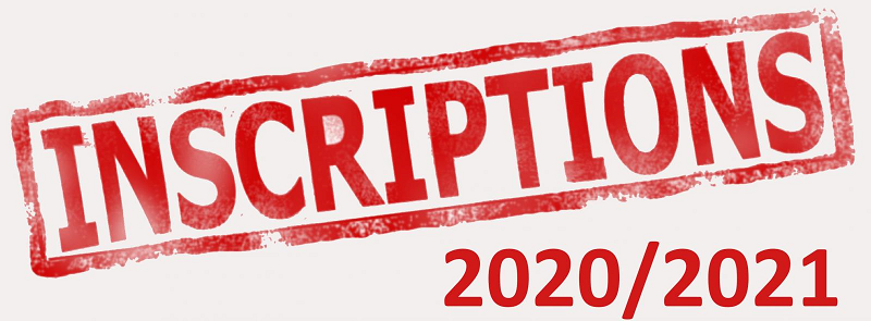 Inscriptions & tarifs saison 2020-2021